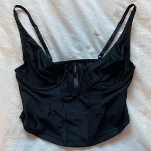 Urban Outfitters Black Corset Top